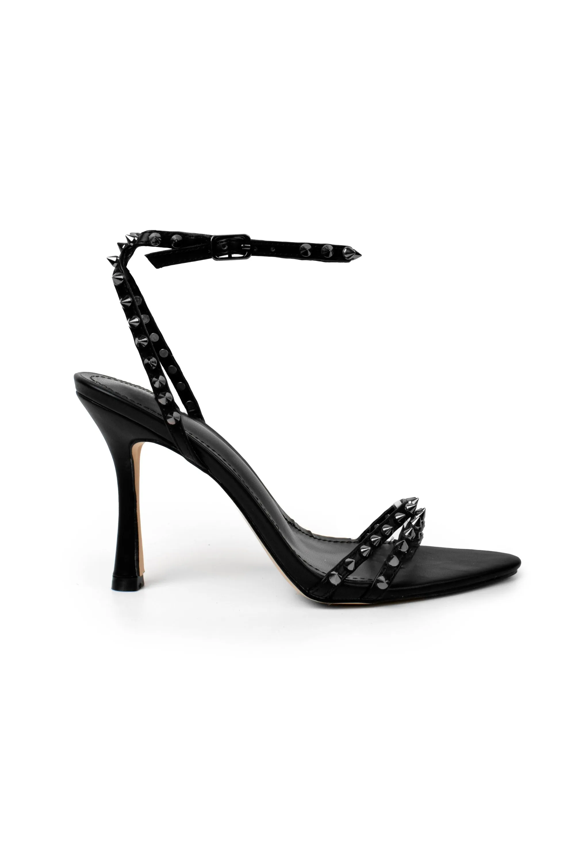 01-5303 Studded High Heel Sandal
