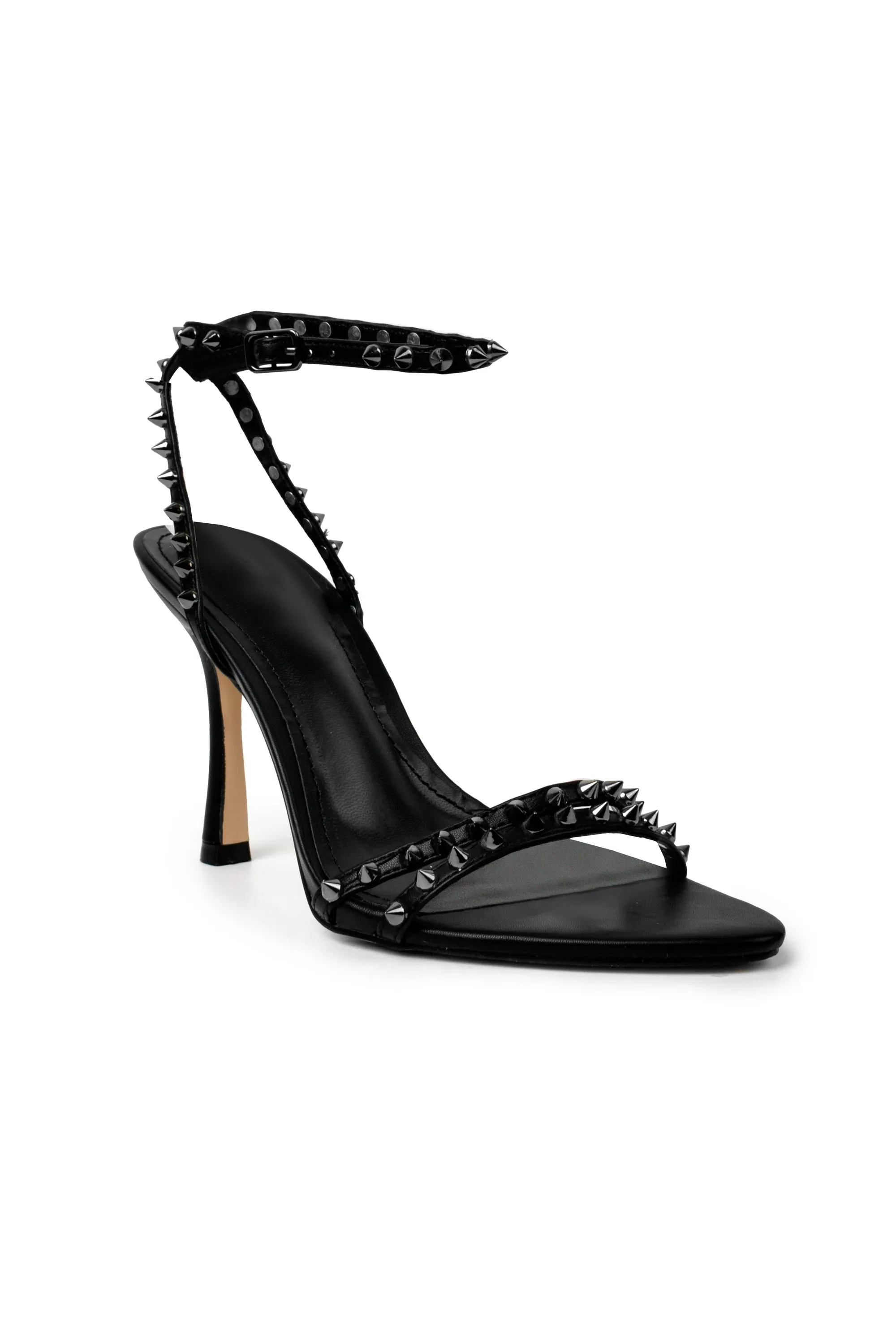 01-5303 Studded High Heel Sandal
