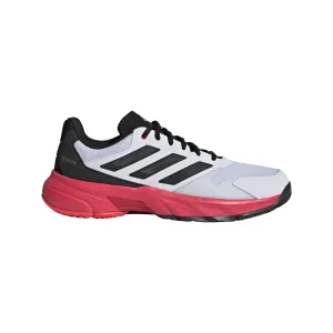 Adidas Courtjam Control 3 Tennis Cloud White / Core Black / Lucid Red