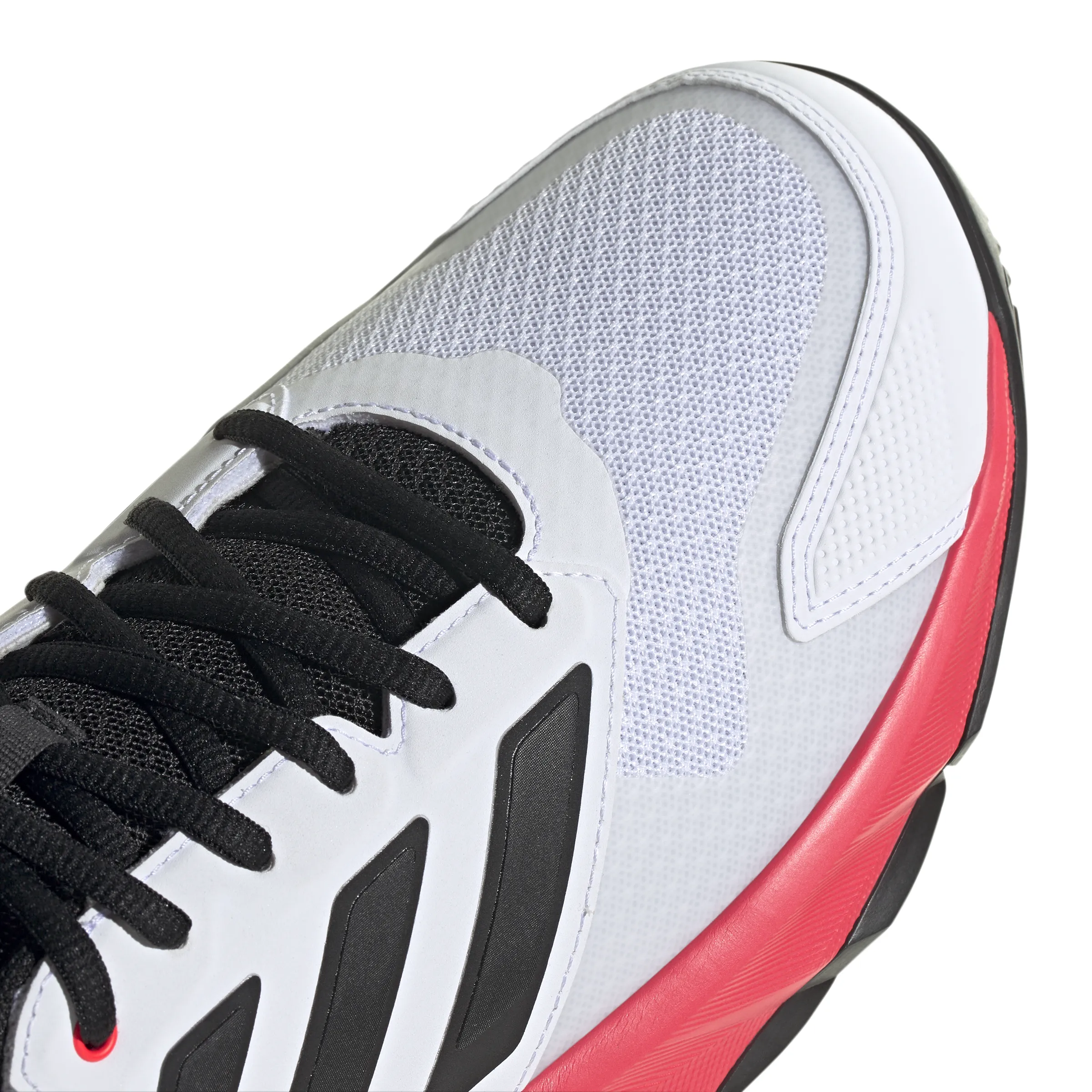 Adidas Courtjam Control 3 Tennis Cloud White / Core Black / Lucid Red