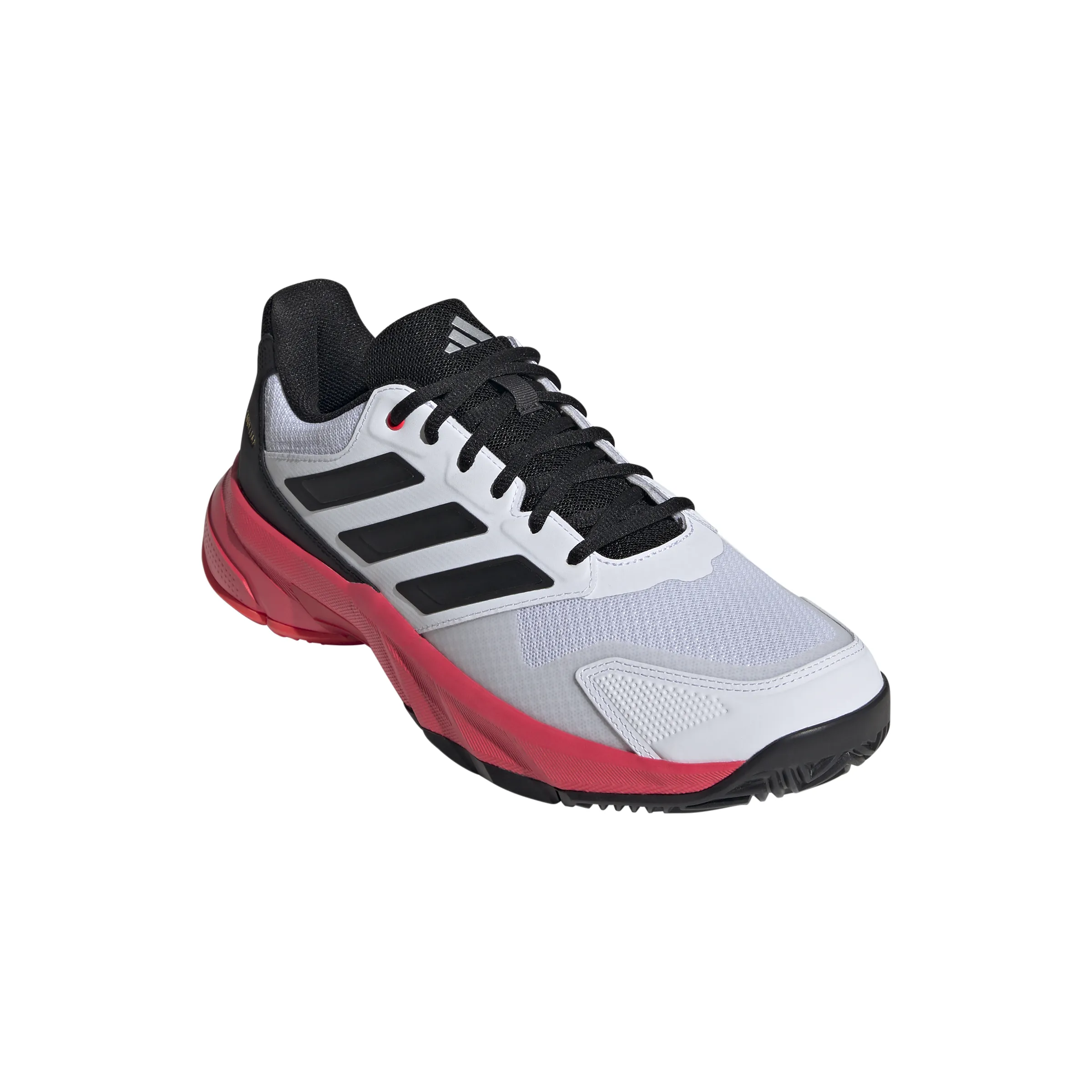 Adidas Courtjam Control 3 Tennis Cloud White / Core Black / Lucid Red