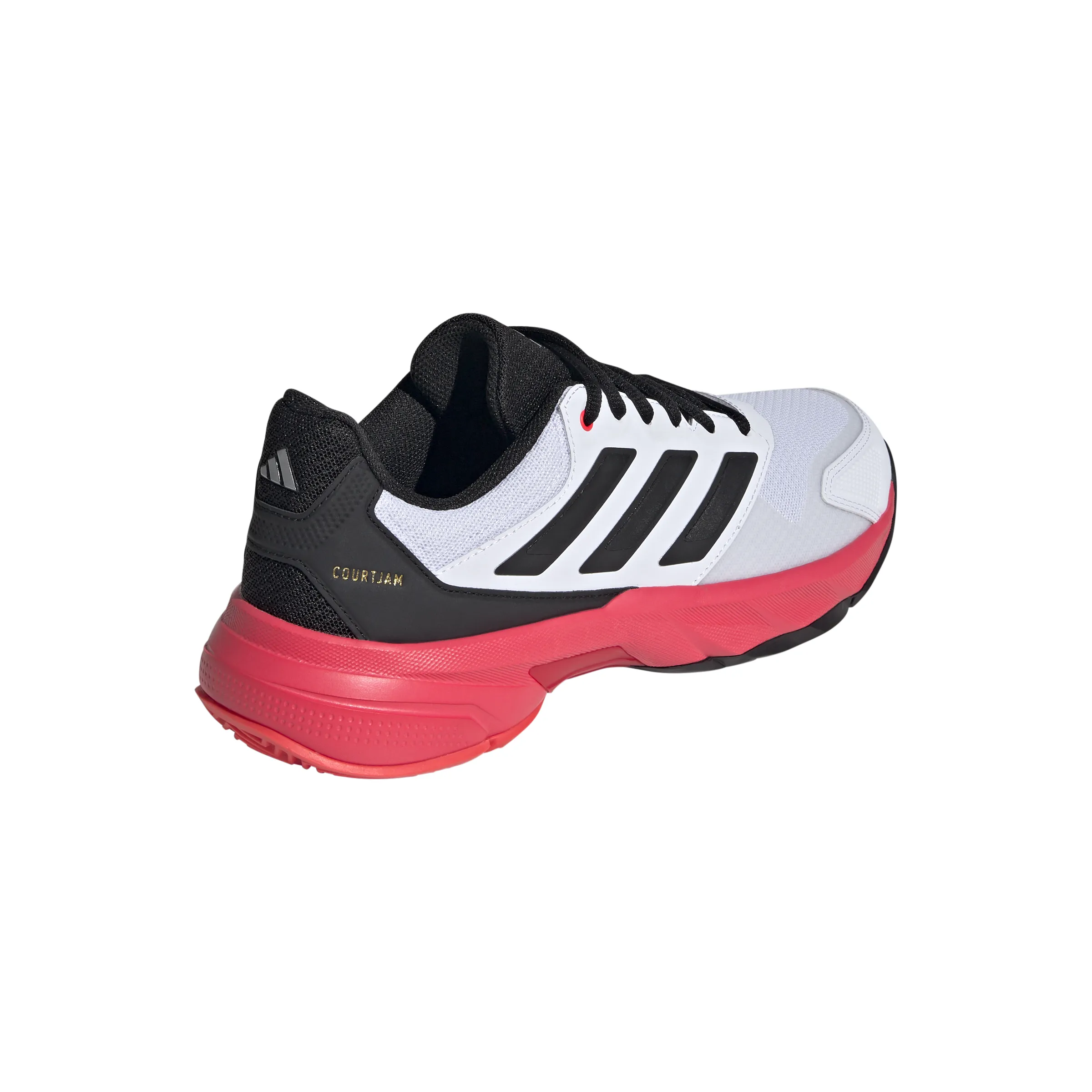 Adidas Courtjam Control 3 Tennis Cloud White / Core Black / Lucid Red