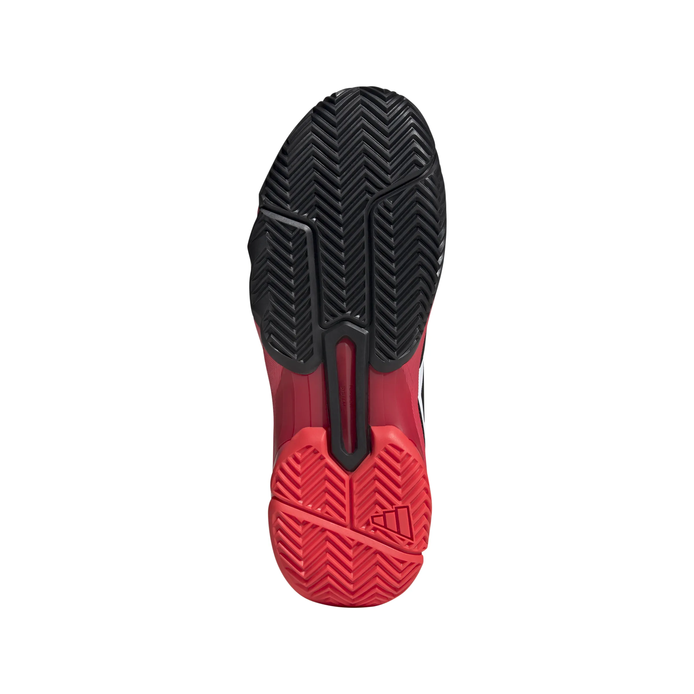 Adidas Courtjam Control 3 Tennis Cloud White / Core Black / Lucid Red