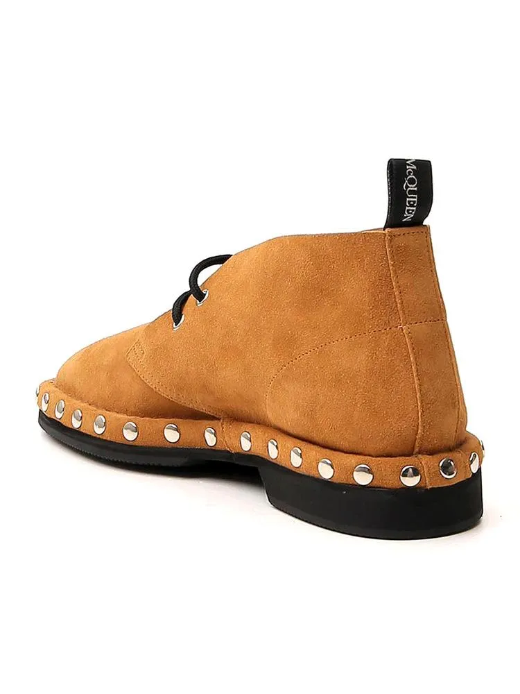 Alexander McQueen Studded Lace-Up Shoes