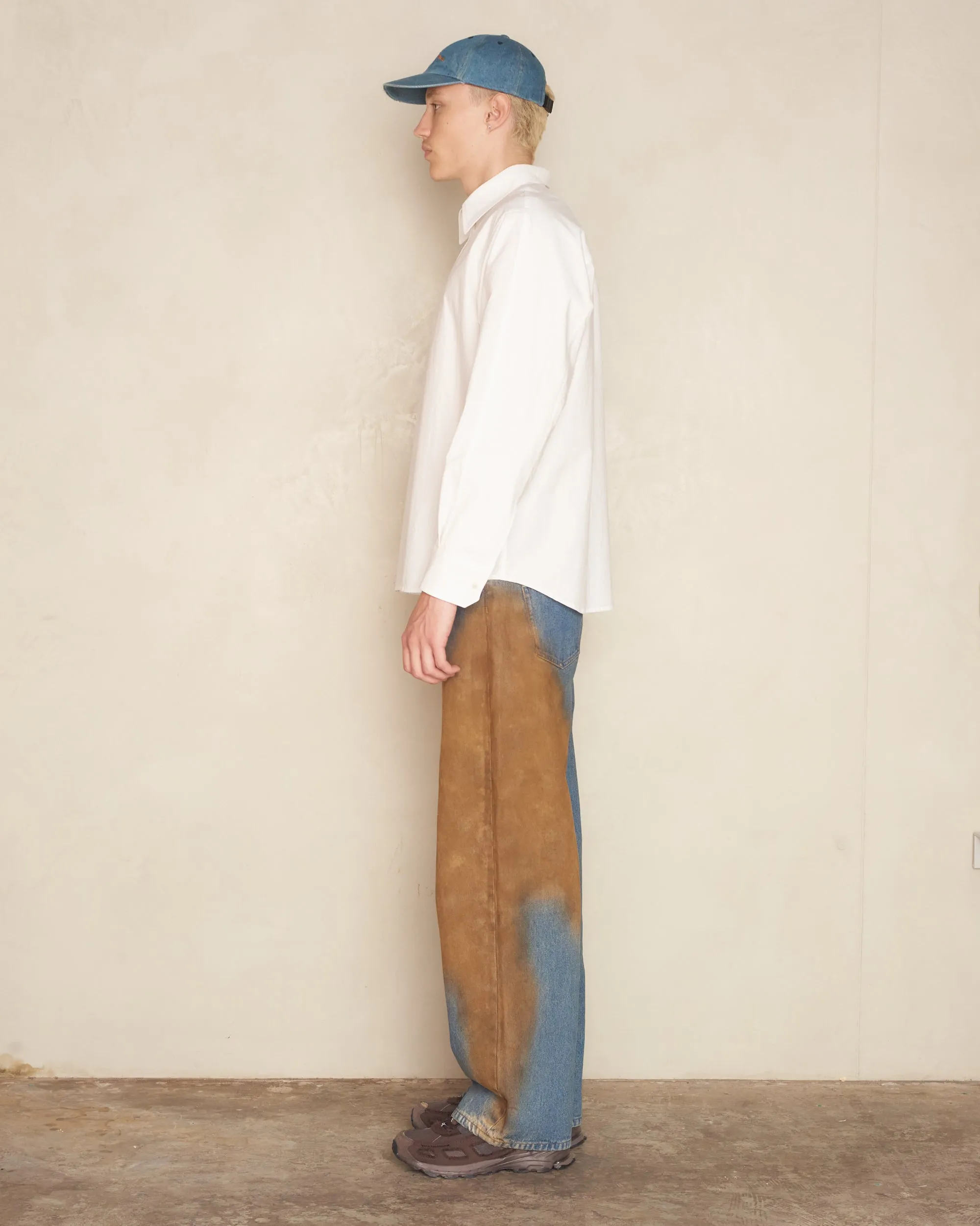 Blue and Brown Phyllis Jeans