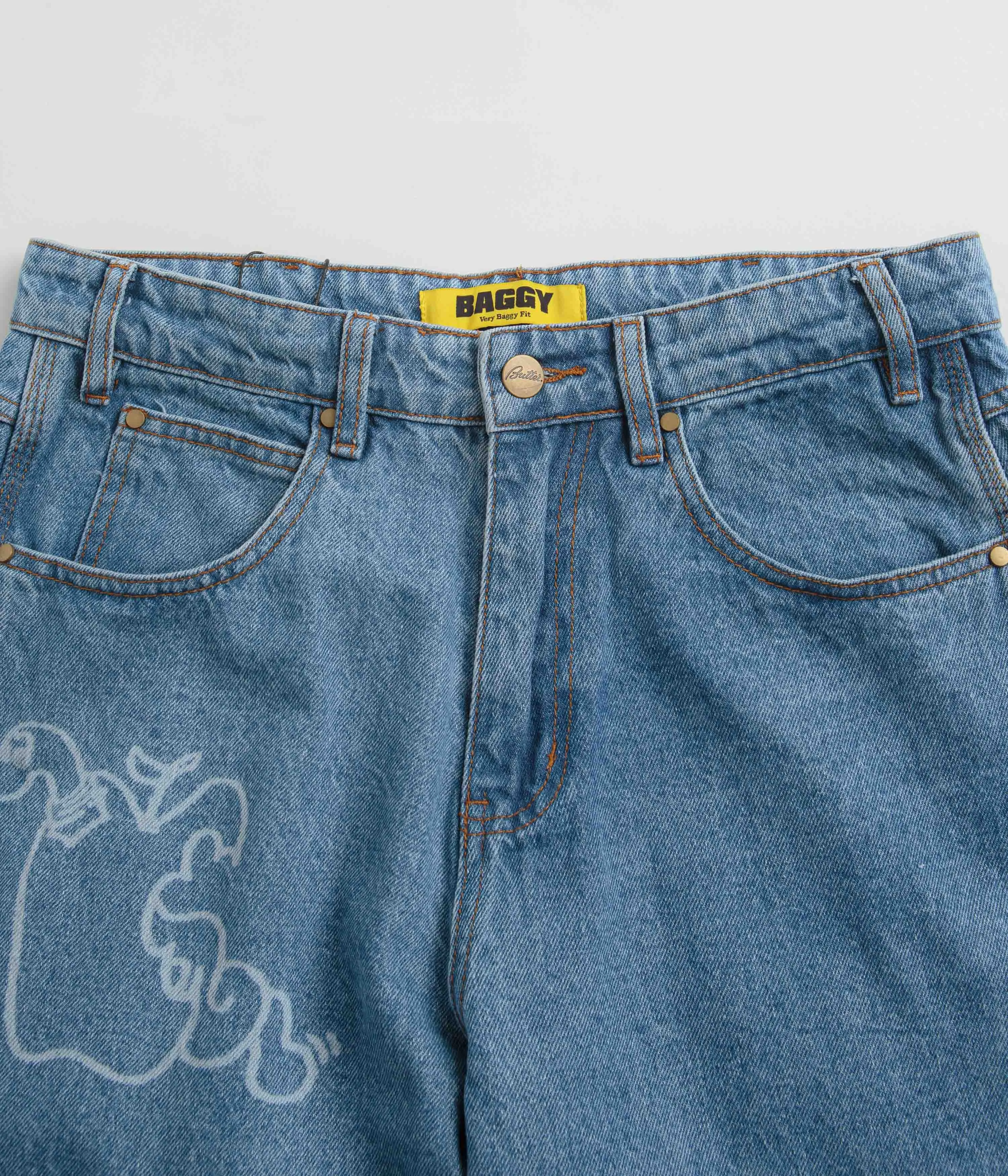 Butter Goods Jun Jeans - Washed Indigo