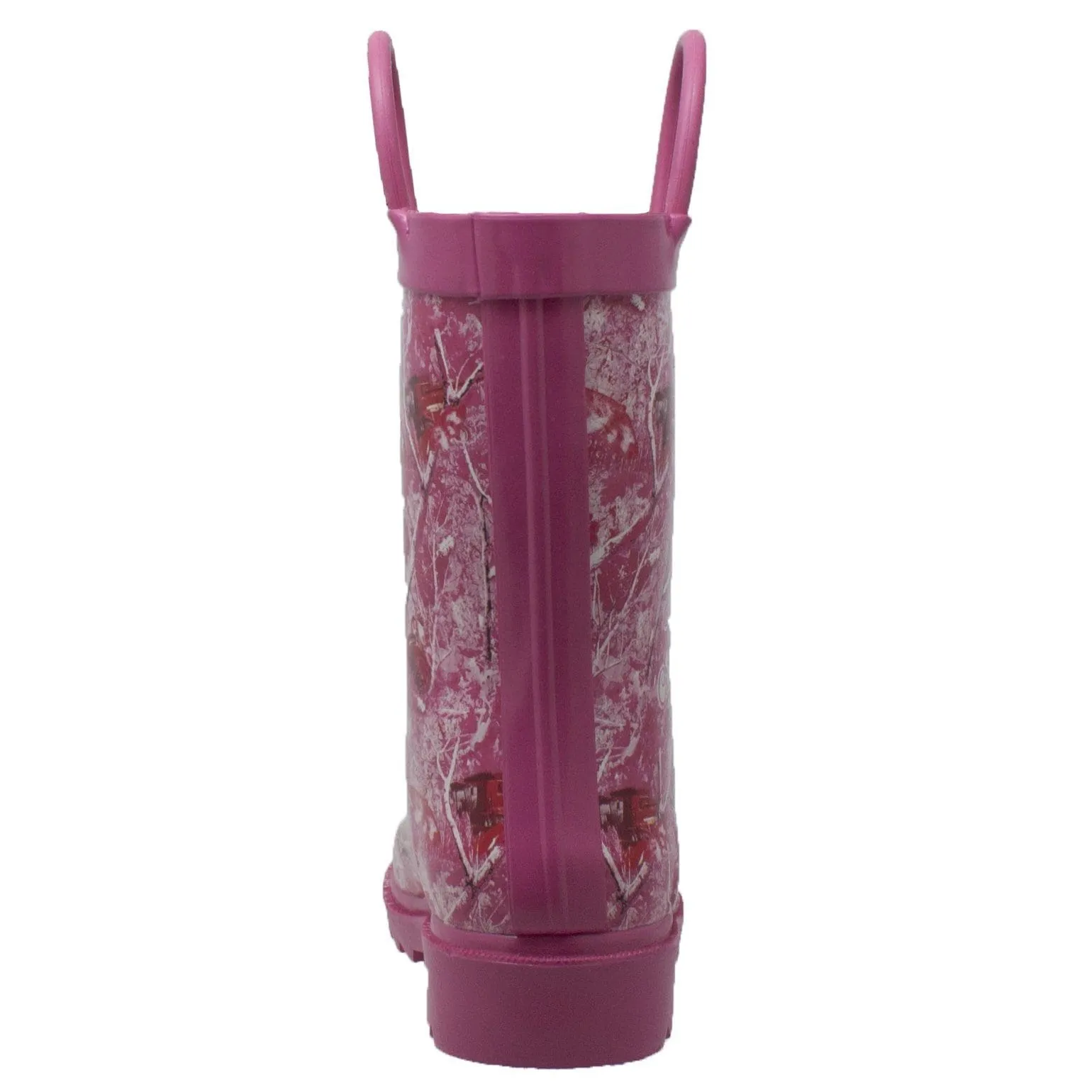 Case IH Toddler's Pink Camo Rubber Boots