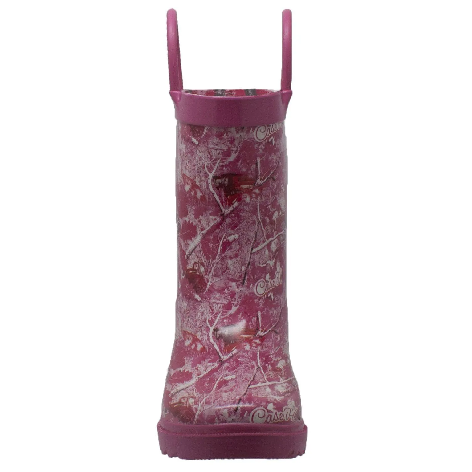 Case IH Toddler's Pink Camo Rubber Boots