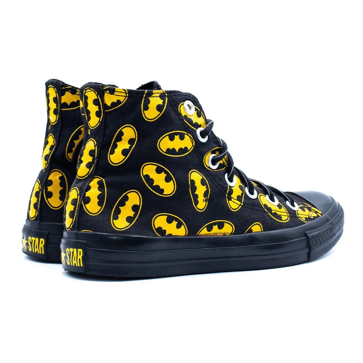 Converse Chuck Taylor All Star Batman Hi Trainers High-Top Sneakers Fabric Black Colour For Women