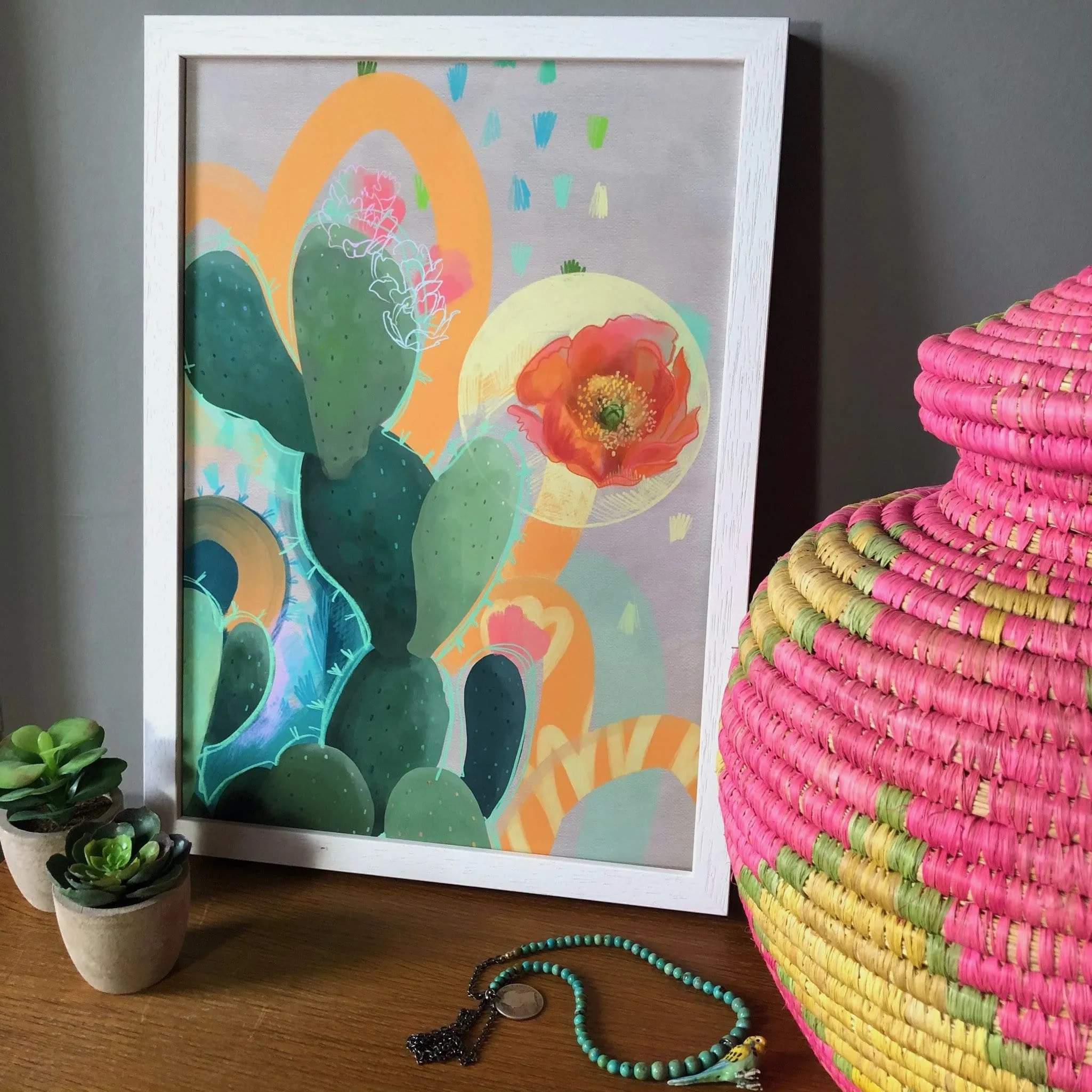 Desert Rain Giclée Art Print
