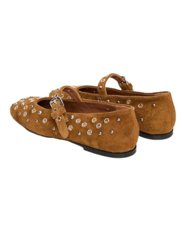 Dorothee Schumacher Wild Softness Studded Ballerina Shoes