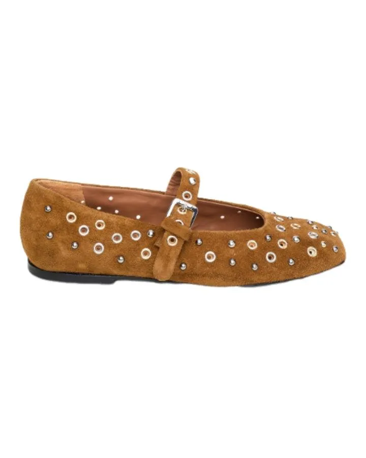 Dorothee Schumacher Wild Softness Studded Ballerina Shoes