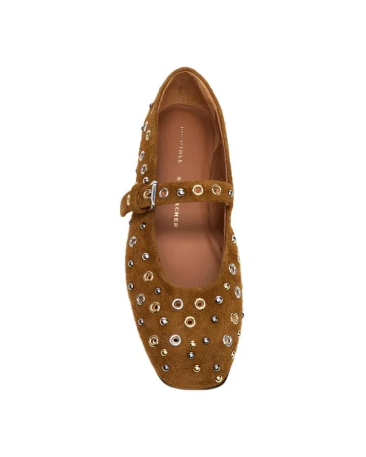Dorothee Schumacher Wild Softness Studded Ballerina Shoes