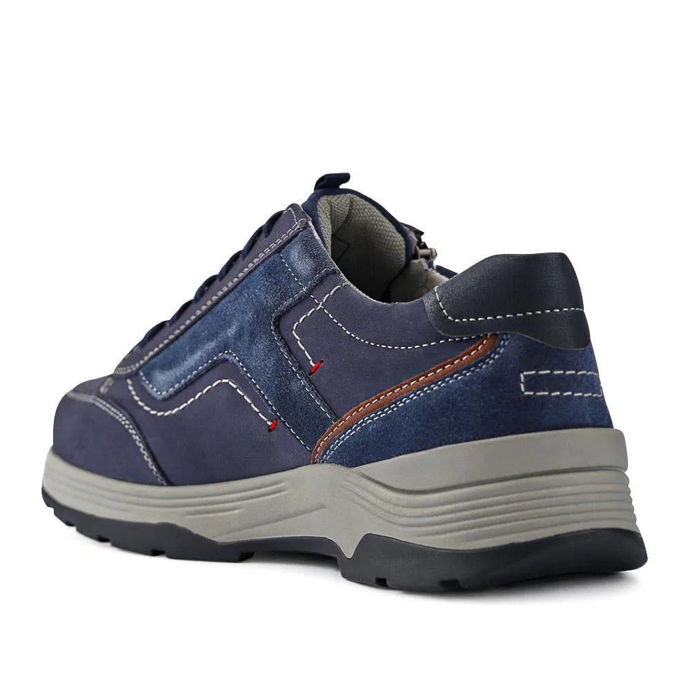 Extra-Wide Dual-Fasten Trainers - ANDY / 327 070