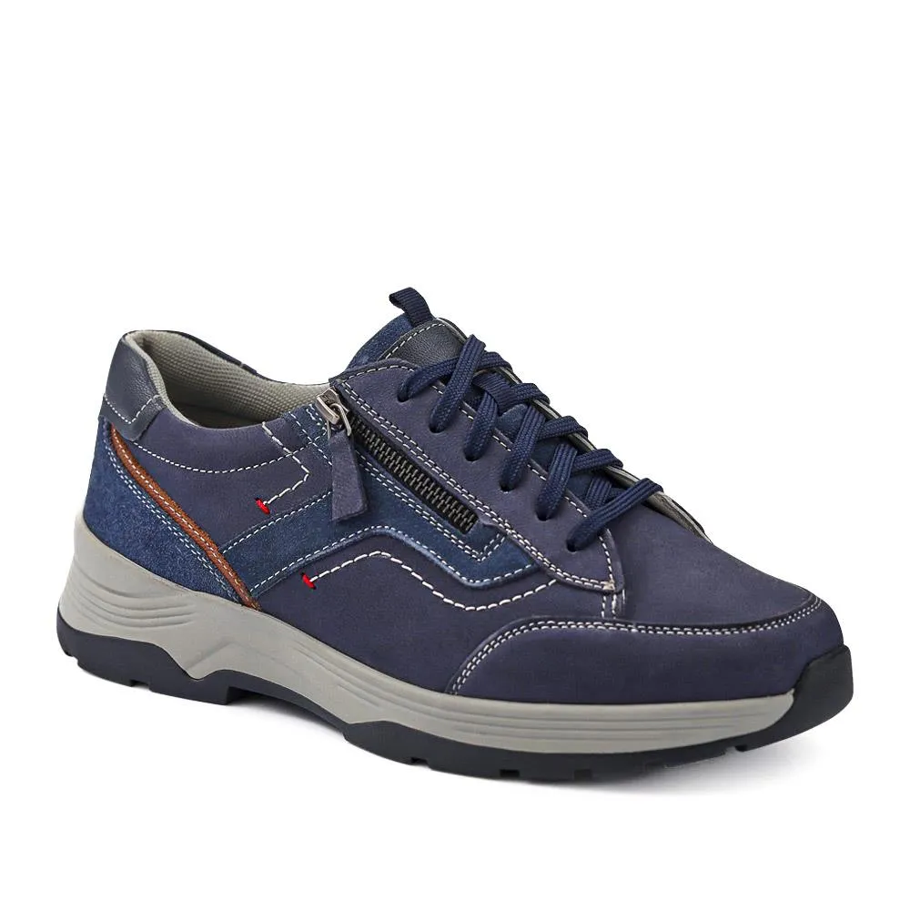 Extra-Wide Dual-Fasten Trainers - ANDY / 327 070