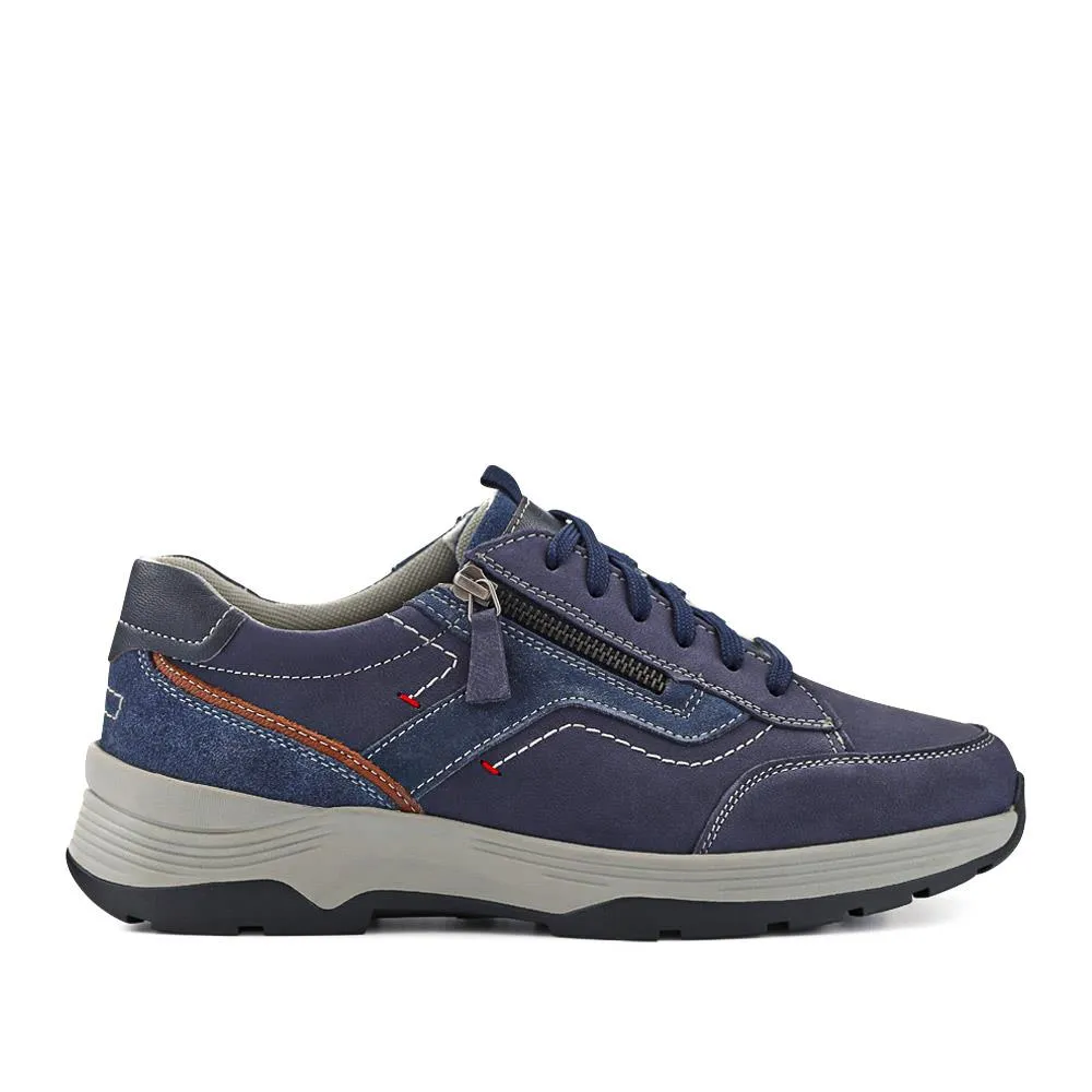 Extra-Wide Dual-Fasten Trainers - ANDY / 327 070
