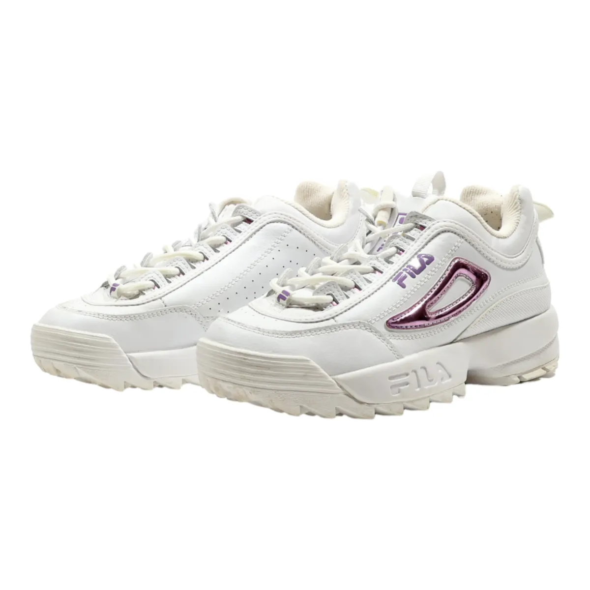 FILA Sneaker Trainers White Synthetic Womens UK 5