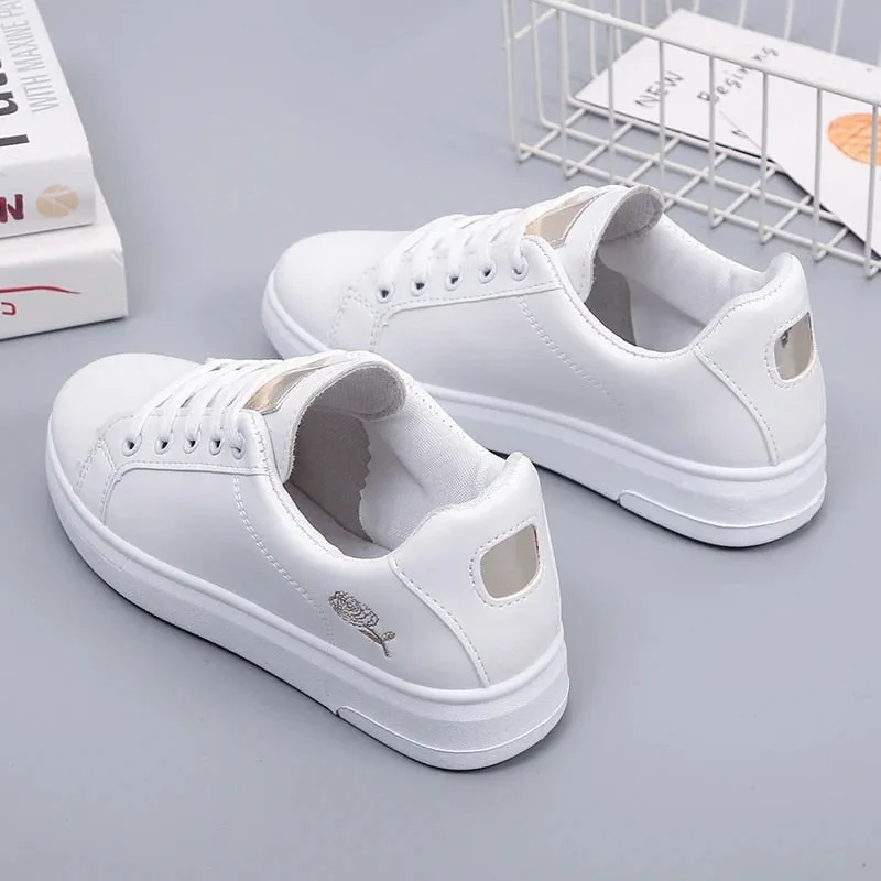 Flat Lace Up Platform Shoes