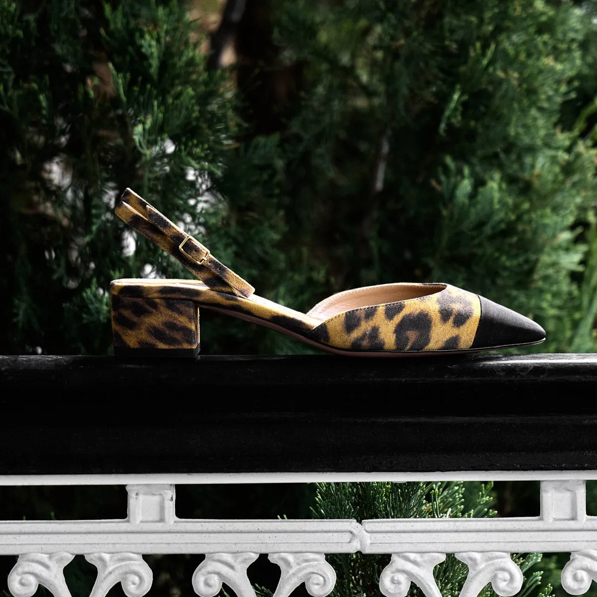 French Flirt Leopard Pump 35