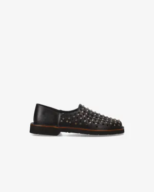 Goodyear Loafer with Studs and Gunmetal Finishes 32284A