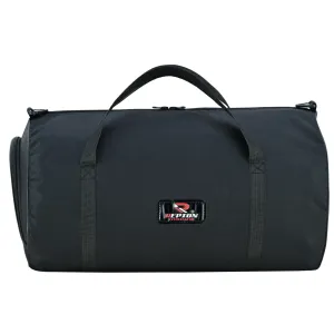 Gym Duffle Bag with Shoe Compartment Waterproof Foldable Men Women Travel, Fitness, for Swimming, Yoga, and Camping Holdall Sports Bags - Shoulder Strap Swimming Basketball Tennis Luggage Weekender Light Weight Bags (Robust Black)