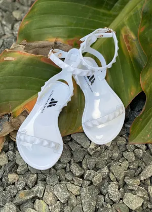 Kid's Aria White Sandals