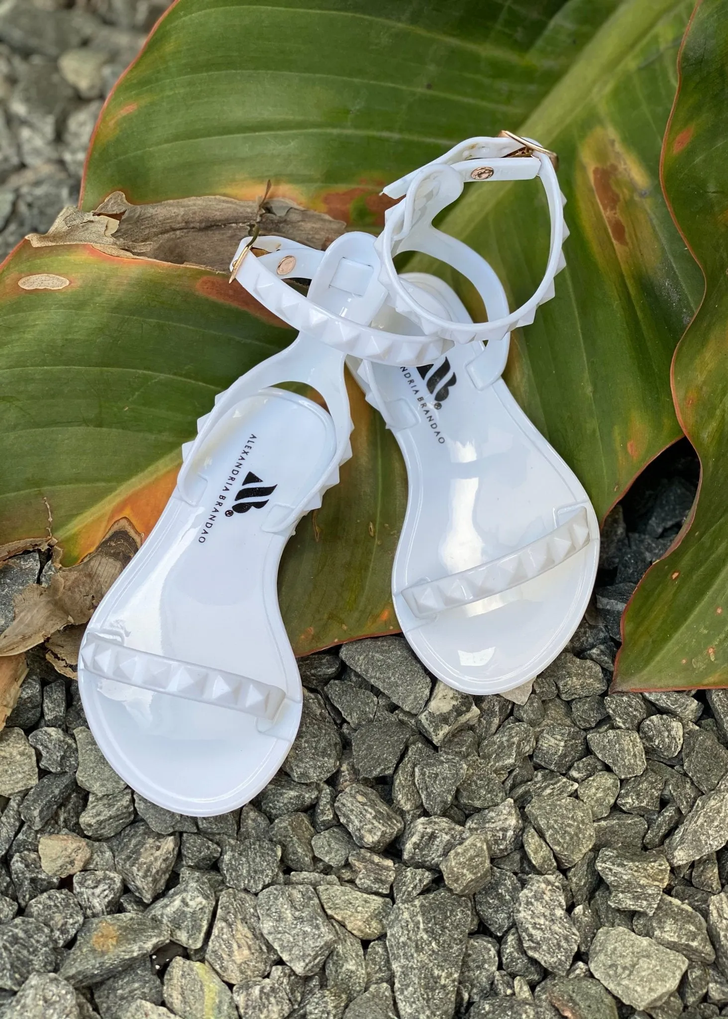 Kid's Aria White Sandals