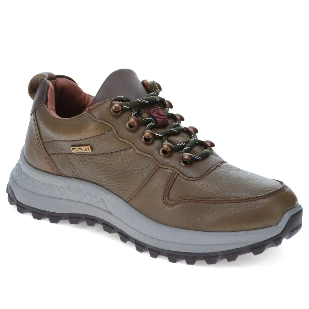 Lace-up Leather Walking Trainers - SHAFI40005 / 326 266
