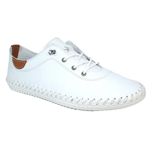 Lunar Ladies Trainers - St Ives - White