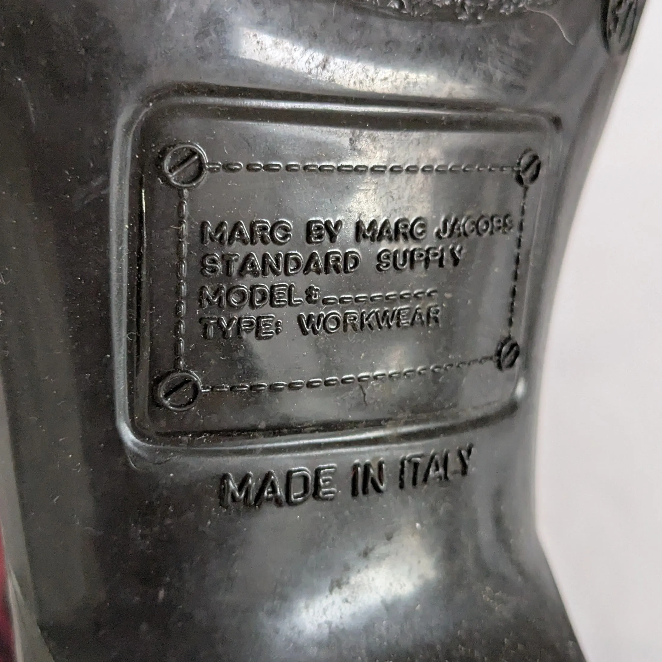 Marc by Marc Jacobs Heart Print Rain Boots Size 37