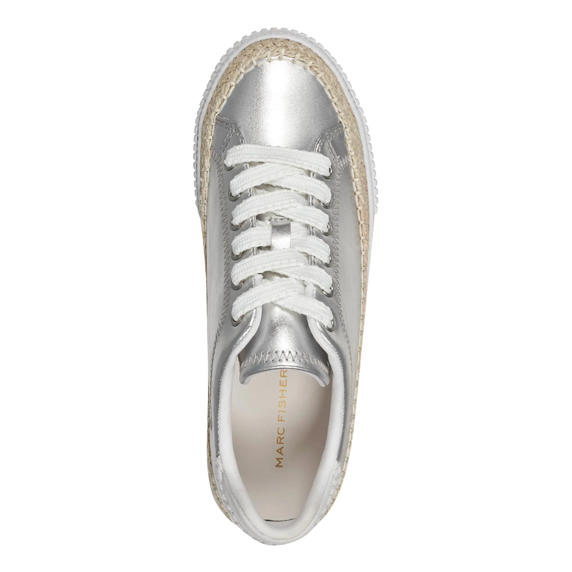 Marc Fisher Women's Spryng Soft Silver/Cm White/Metallic M
