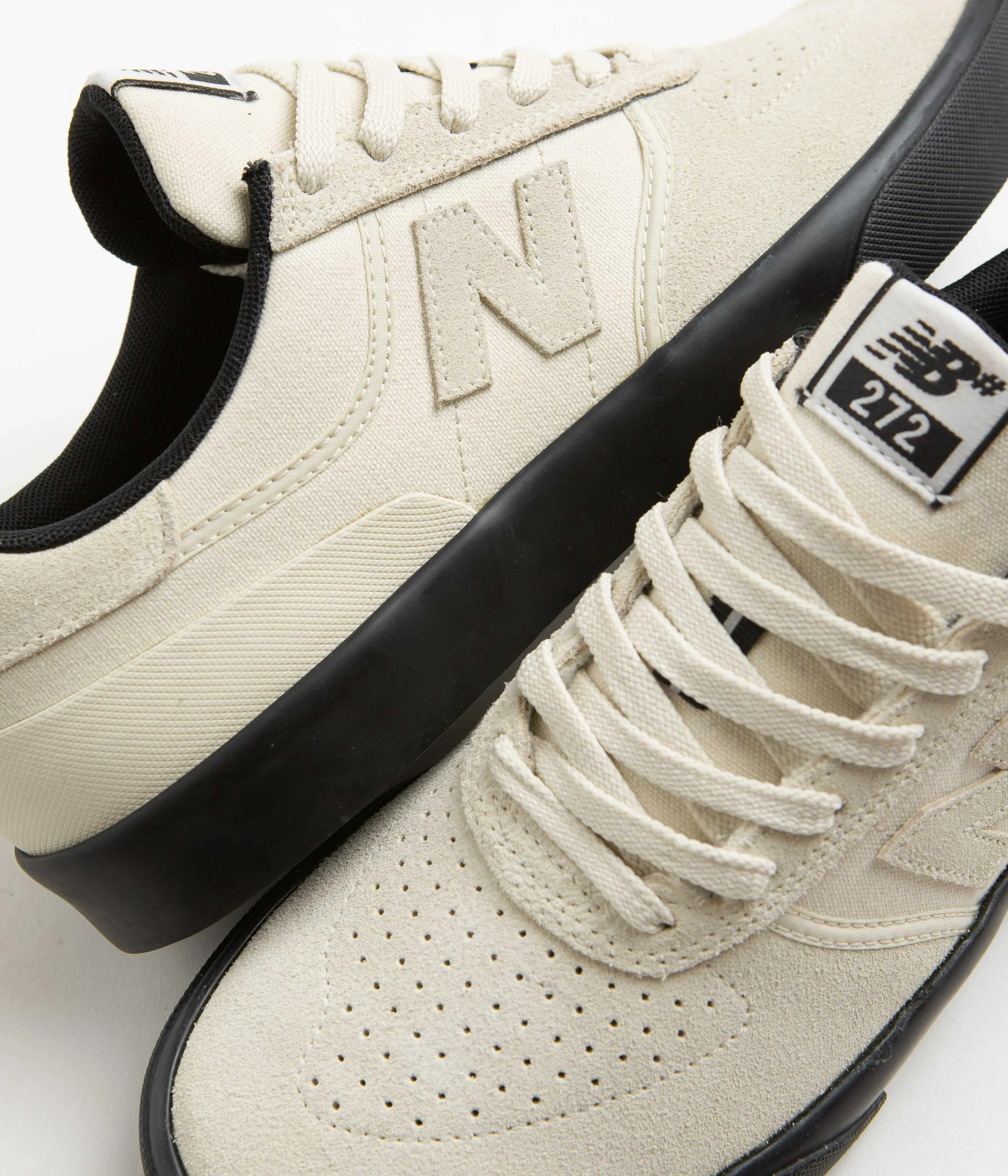 New Balance Numeric 272 Shoes - Sea Salt / Black