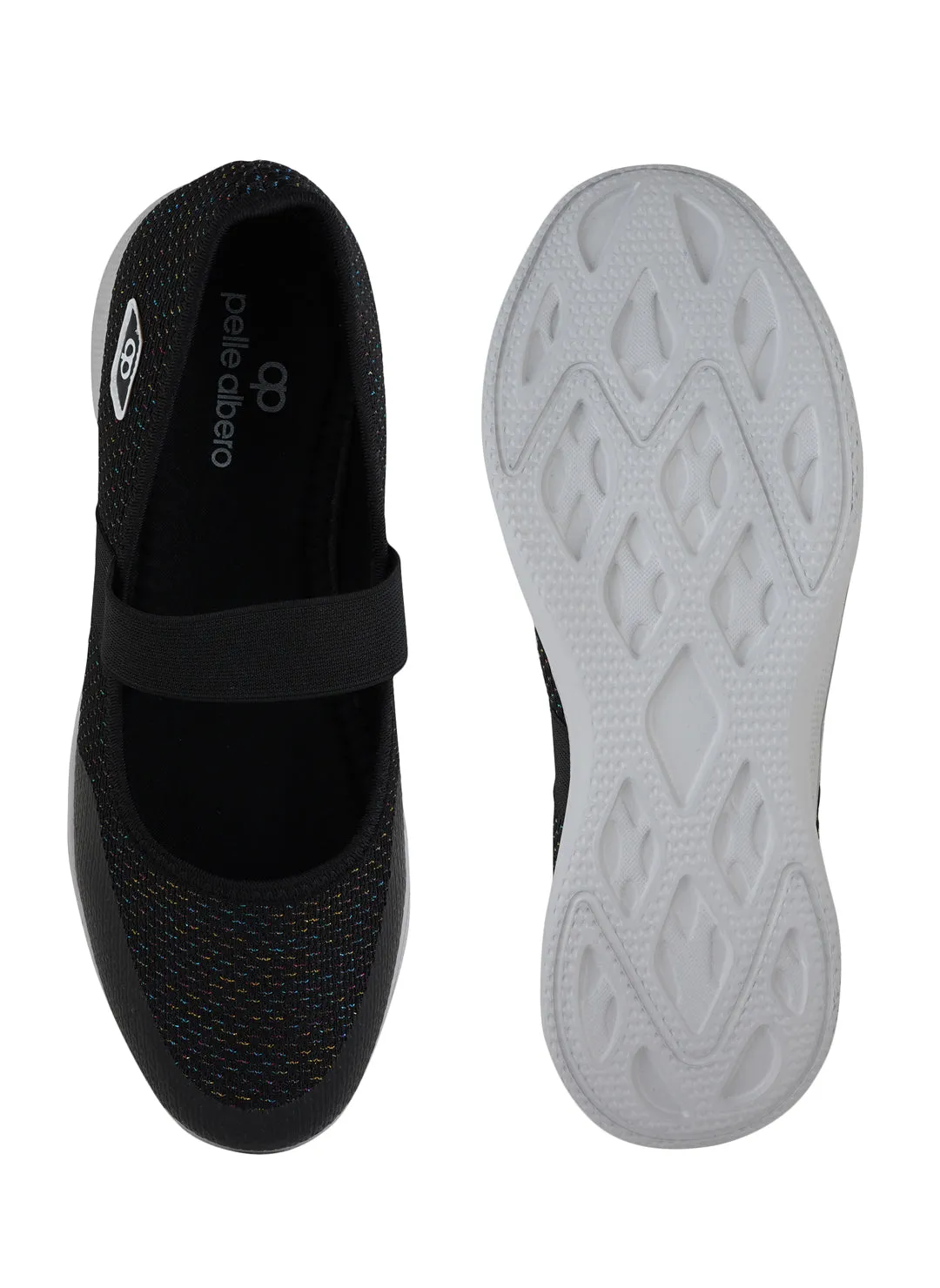 Pelle Albero Black womens casual shoes