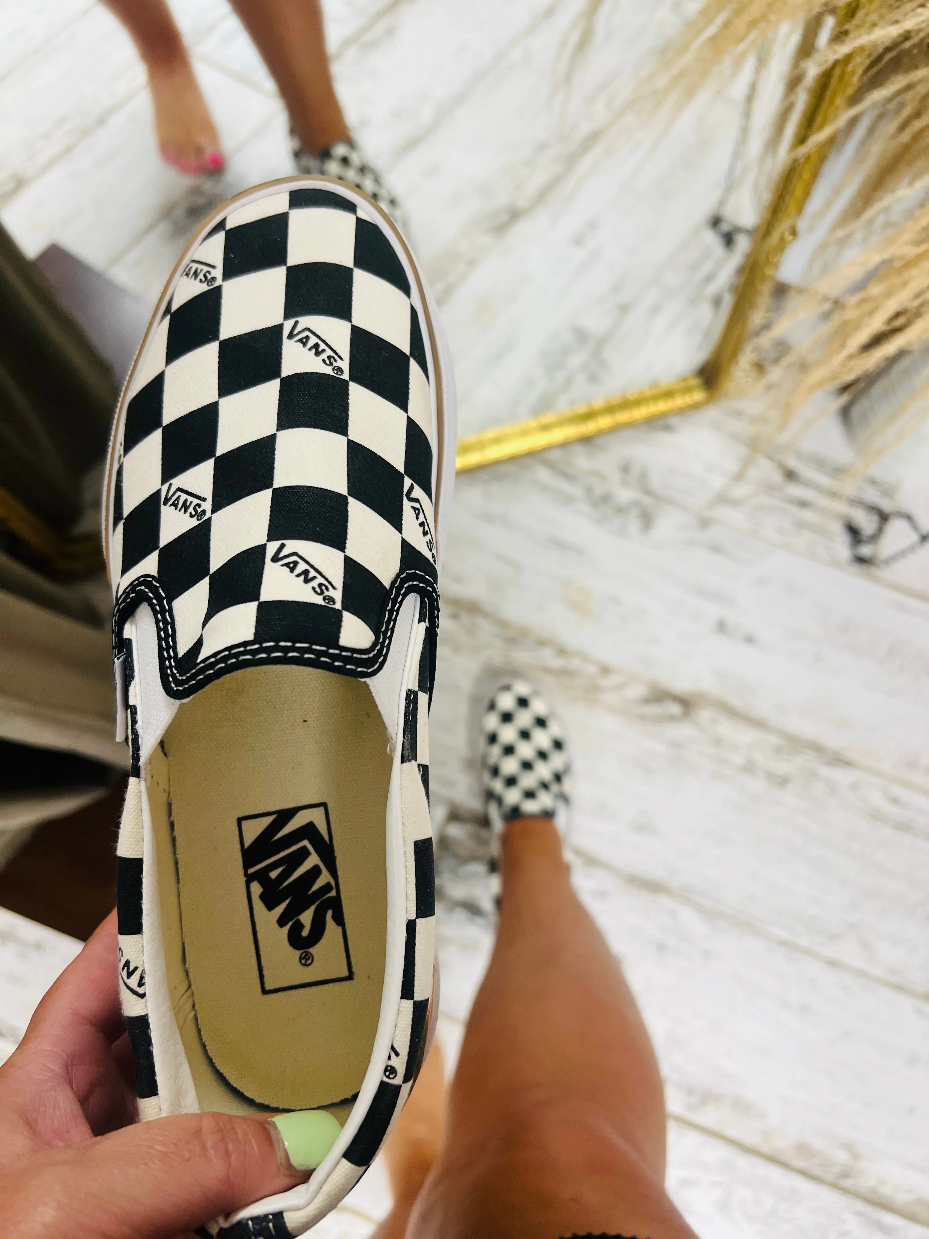 PREORDER! Checkered Platform Sneakers