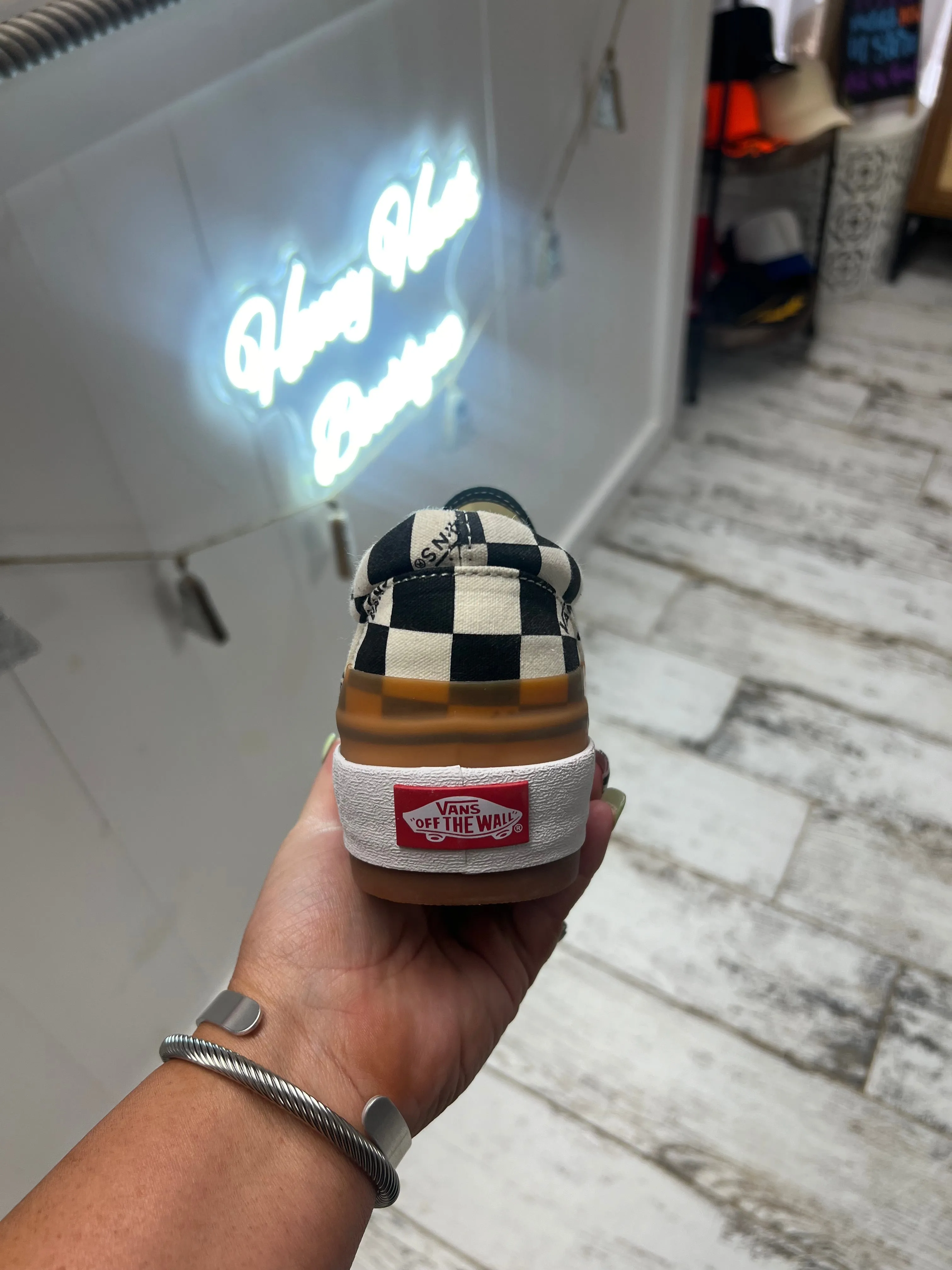 PREORDER! Checkered Platform Sneakers
