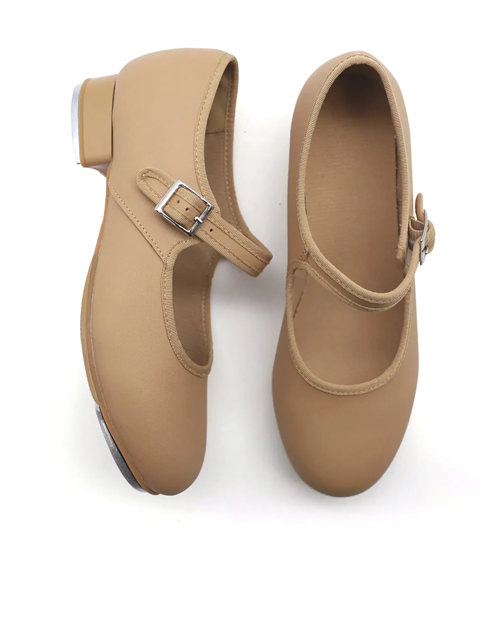 PU Leather Easy Strap Tap Dance Shoes for Women and Men
