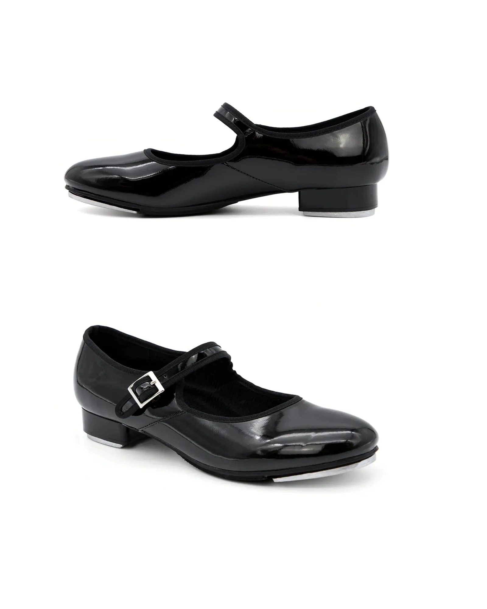 PU Leather Easy Strap Tap Dance Shoes for Women and Men