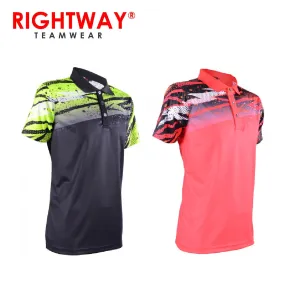 Rightway MOF 33 Neon-Tech Harimau Collared Sublimation Polo T-Shirt
