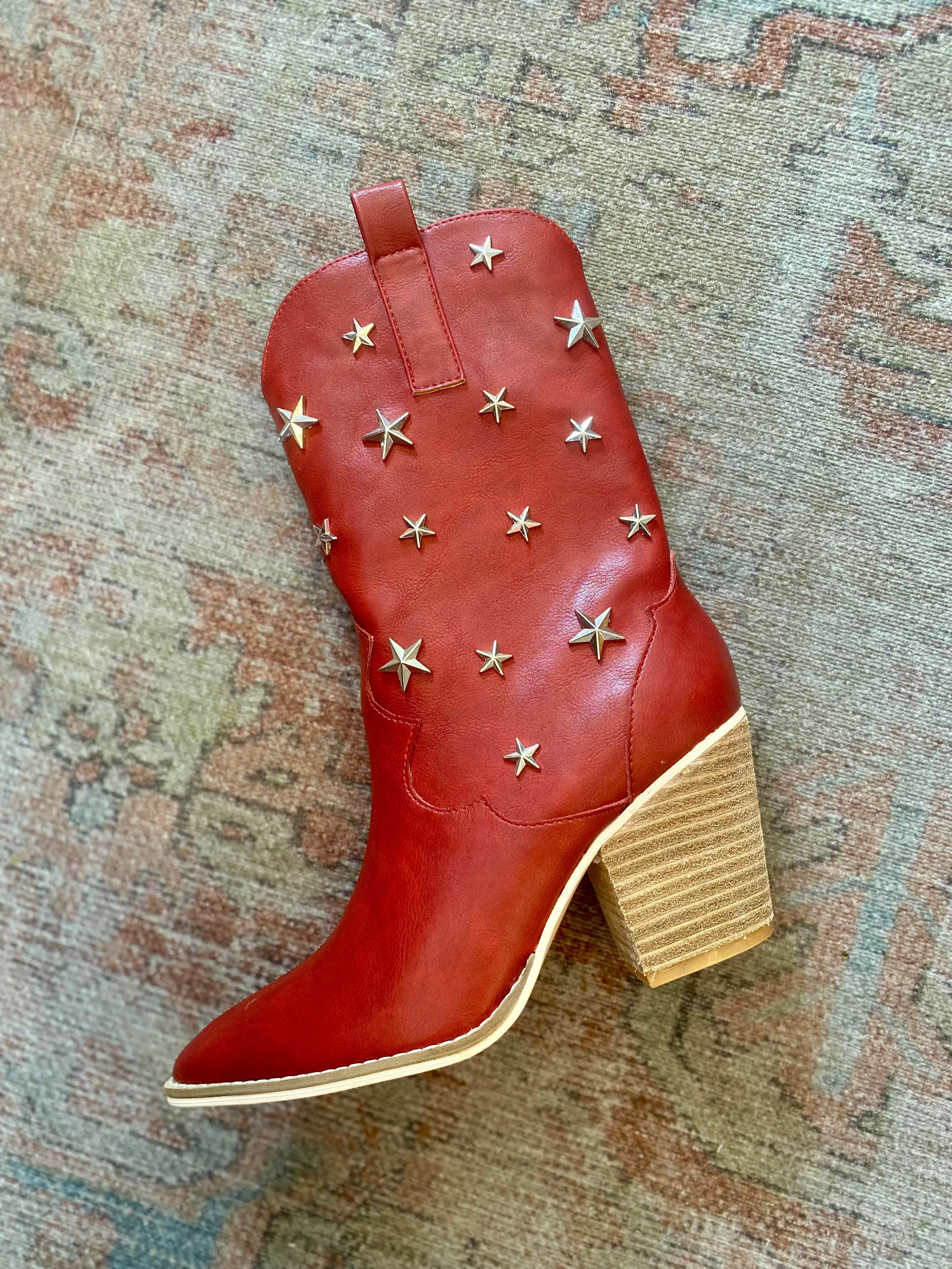 Scarlett Star Studded Western Boots