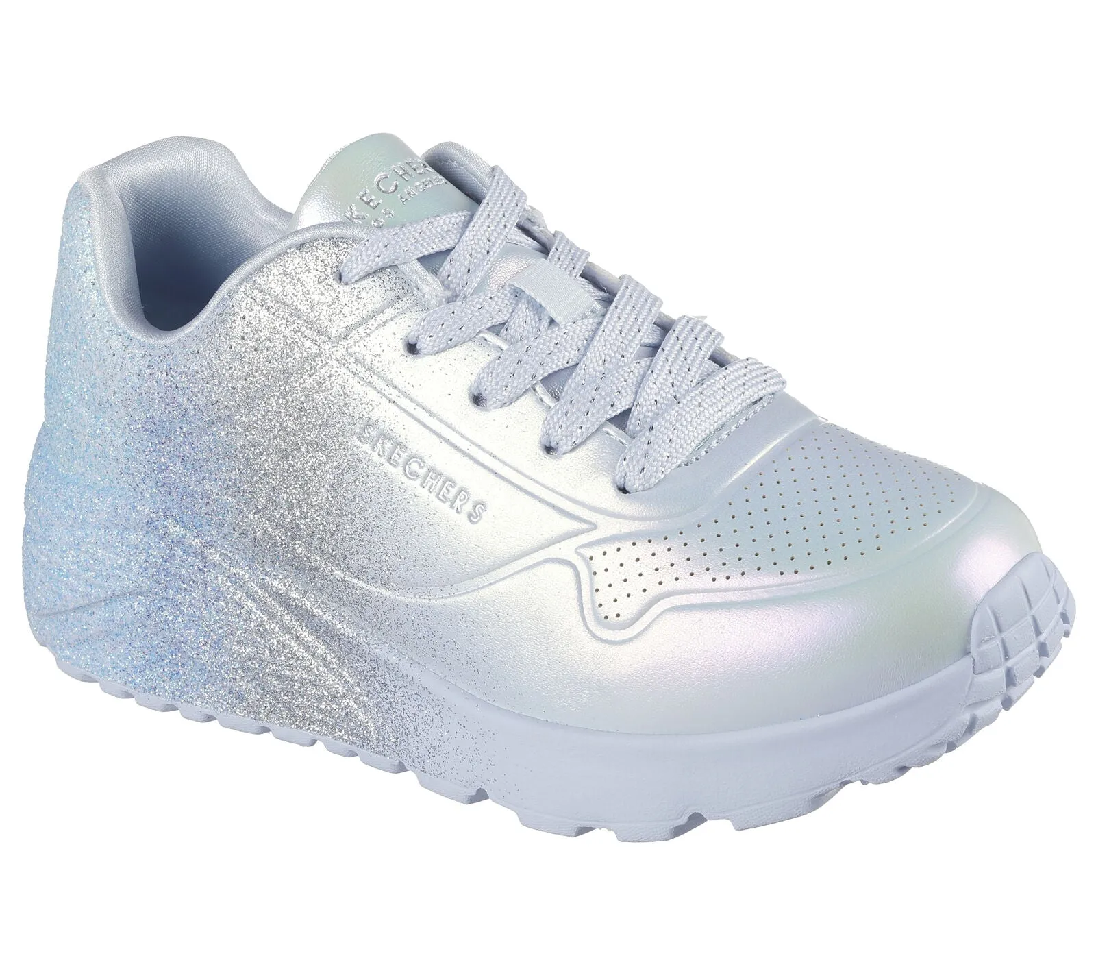 Skechers: Kids Uno Lite in Metallic Shimmers(Girls)