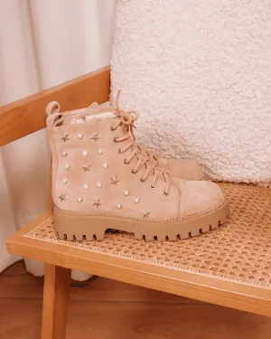 Starry Eyed Suède Studded Boots