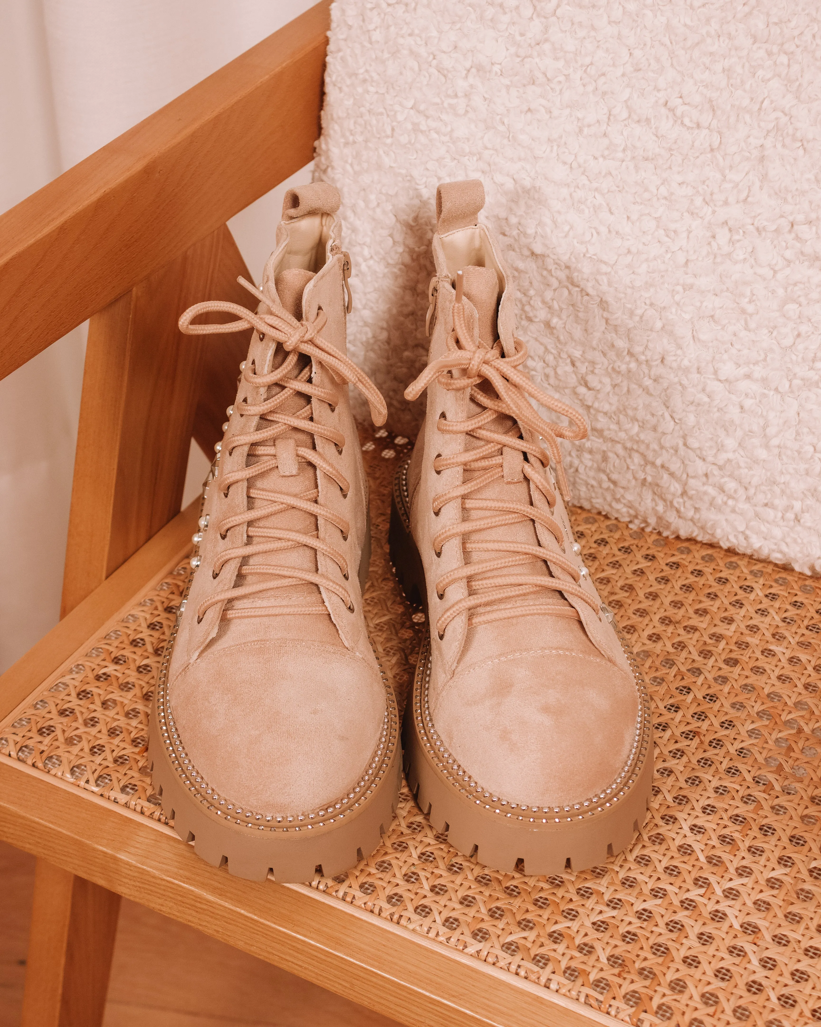 Starry Eyed Suède Studded Boots