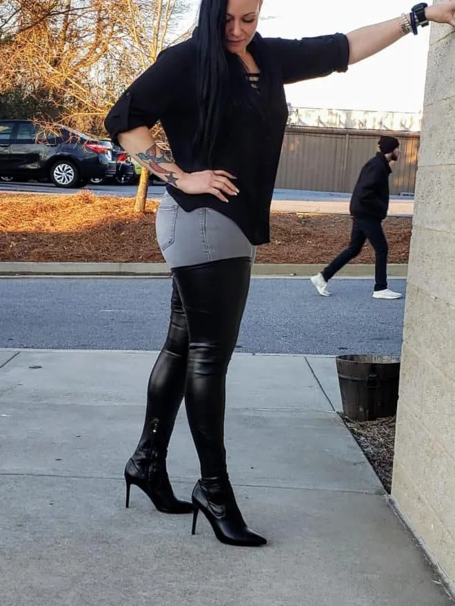 Thigh High High Heel Boots - Super Stretch