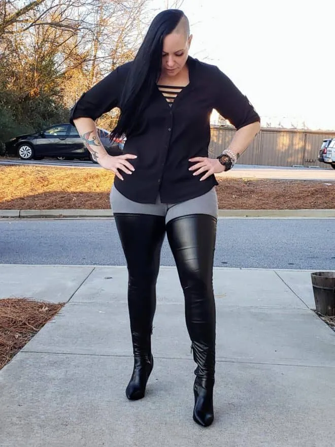 Thigh High High Heel Boots - Super Stretch