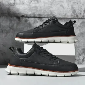 Ultra-Comfy Black Soft Sole Casual Shoes for Men