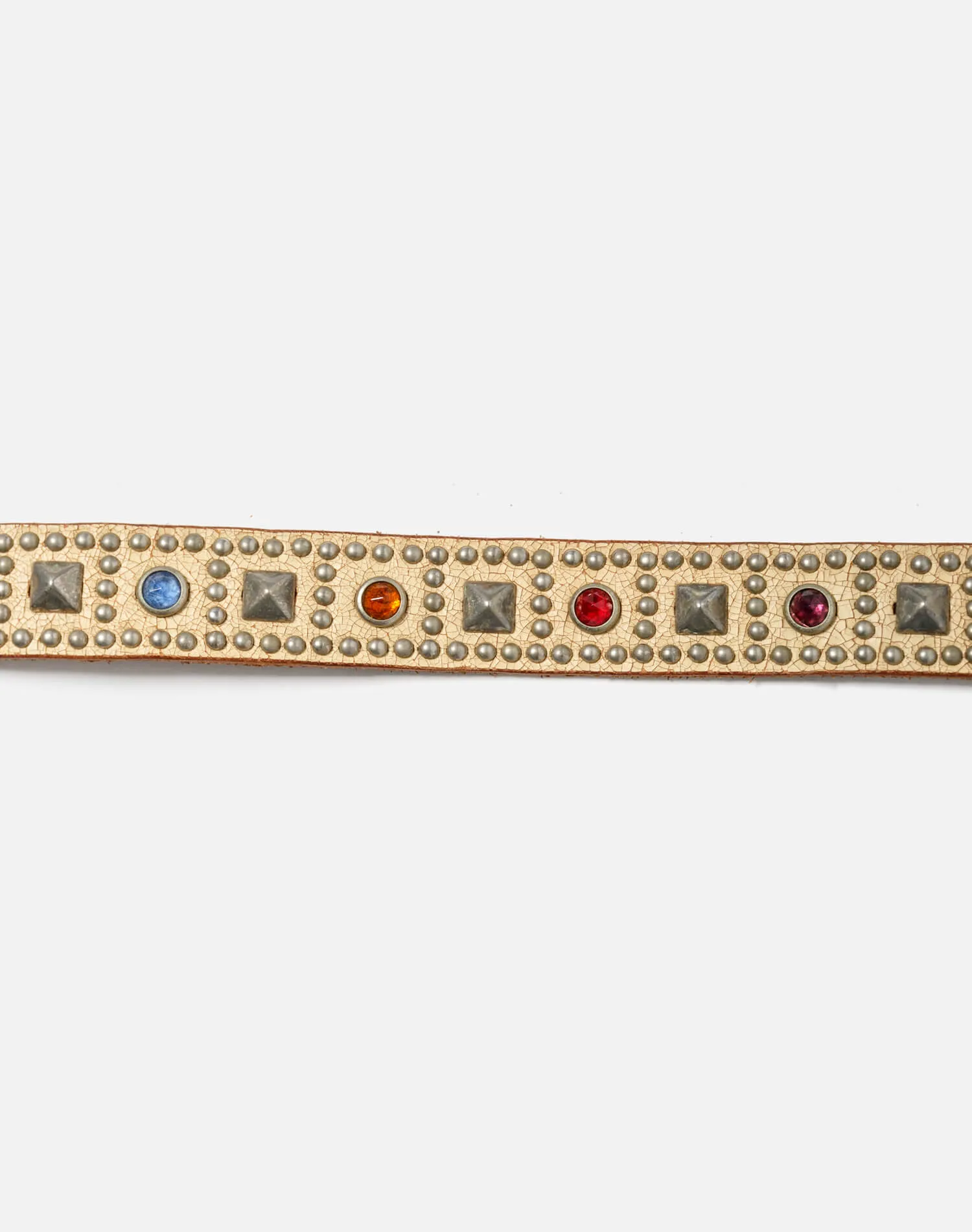 Upcycled June Belt - Bone