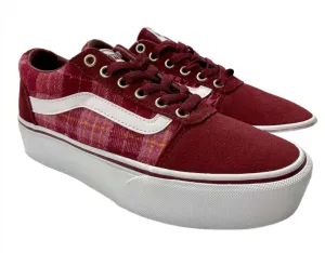 VANS Ladies Ward Platform Shoe -PLAID PORT