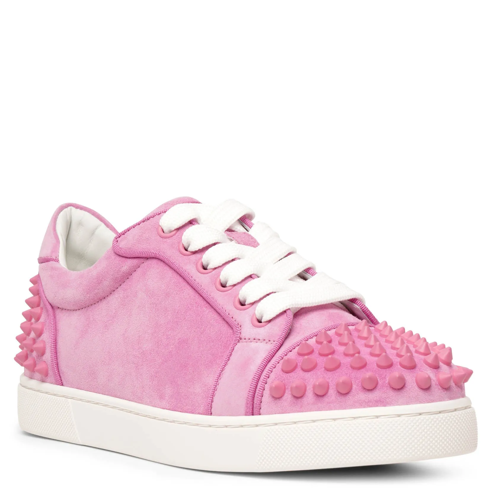 Vieira 2 orlato pink suede sneakers