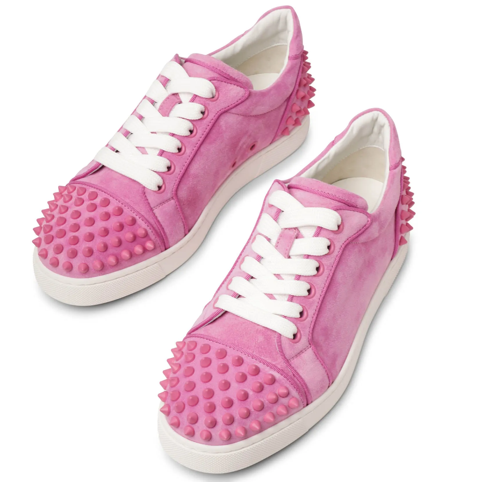 Vieira 2 orlato pink suede sneakers