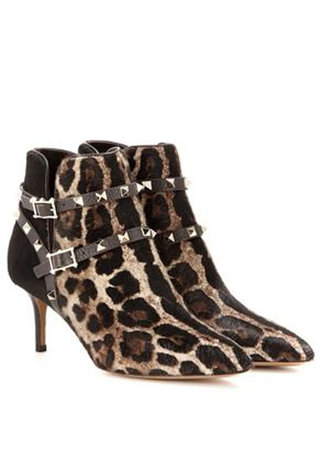 VINDELLE - STUDROCK LEOPARD BOOTS